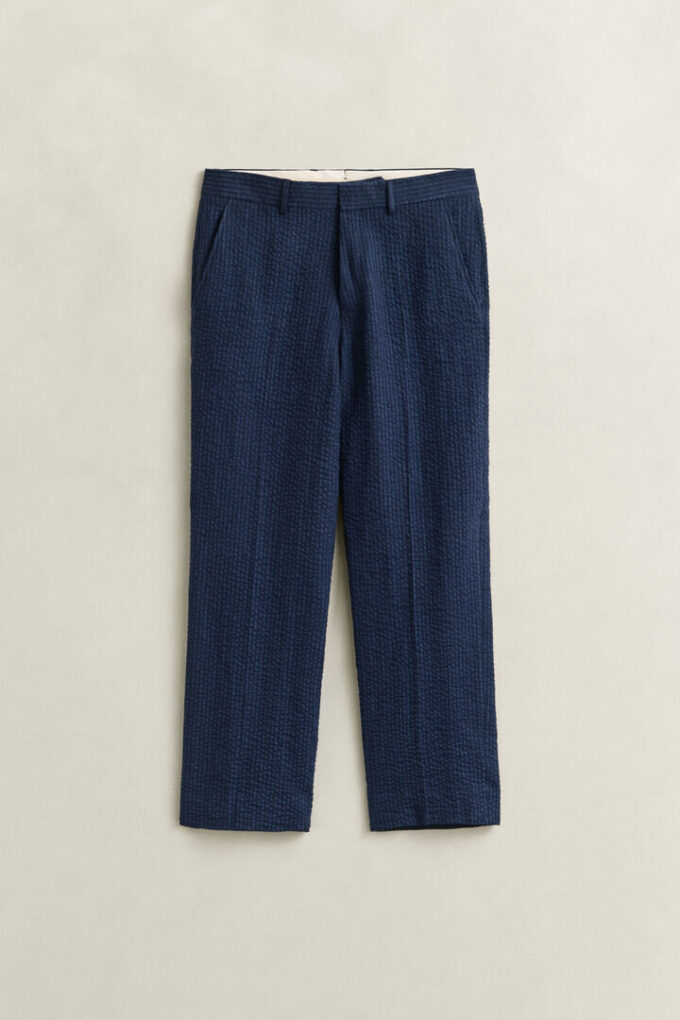 Indigo Seersucker Suit Pants Indigo Seersucker Suit Pants