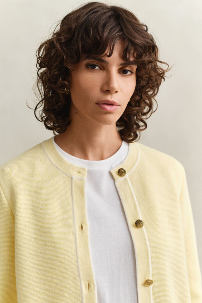 Knitted Cotton Jacket Knitted Cotton Jacket