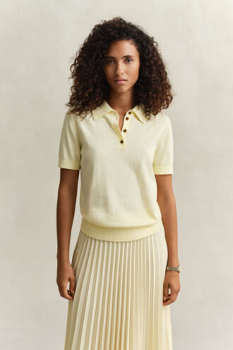 Knitted Short Sleeve Rugger Knitted Short Sleeve Rugger
