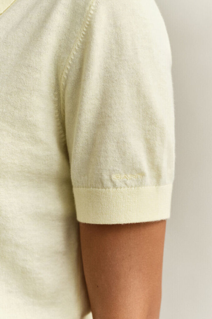 Knitted Short Sleeve Rugger Knitted Short Sleeve Rugger