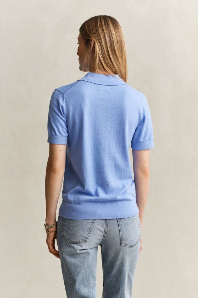 Knitted Short Sleeve Rugger Knitted Short Sleeve Rugger