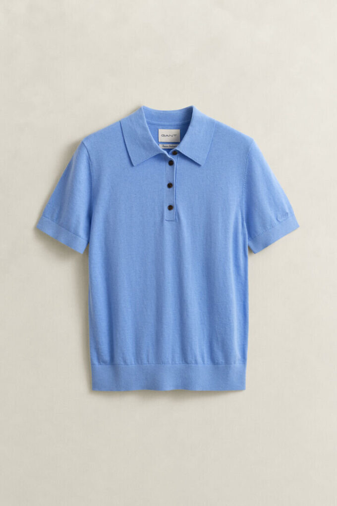 Knitted Short Sleeve Rugger Knitted Short Sleeve Rugger