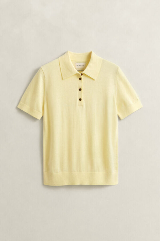 Knitted Short Sleeve Rugger Knitted Short Sleeve Rugger