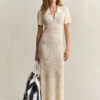 Lace Knit Rugger Dress Lace Knit Rugger Dress