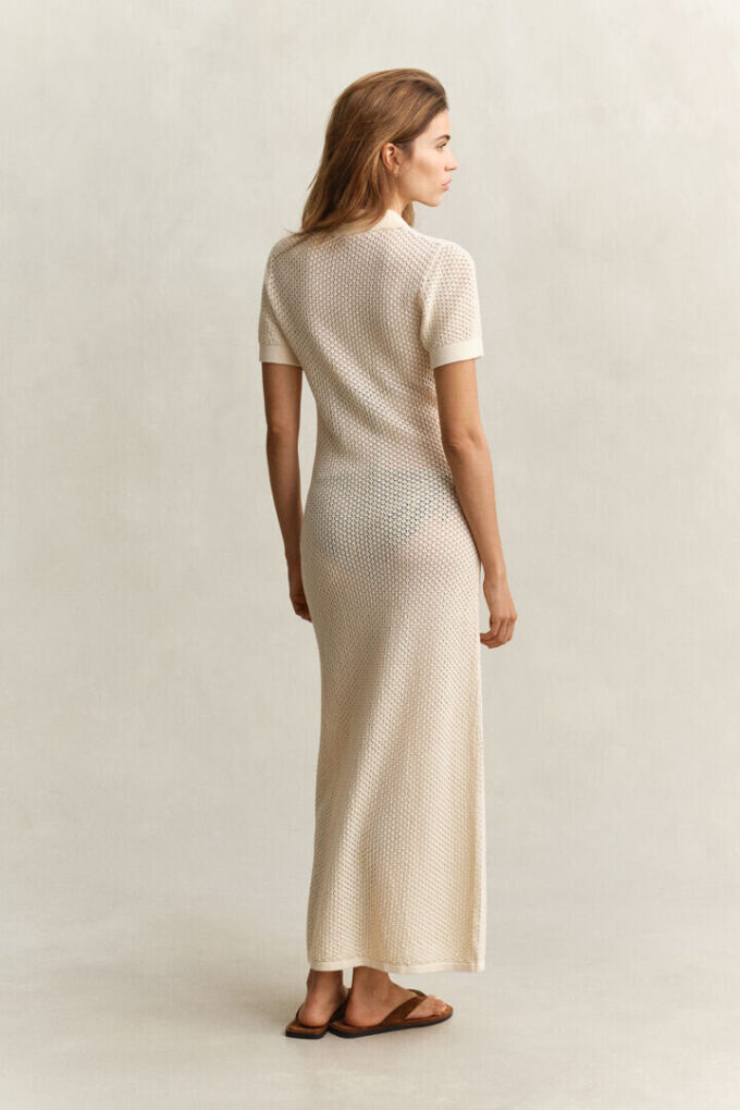 Lace Knit Rugger Dress Lace Knit Rugger Dress