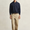 Light Sacker Rib Polo Sweatshirt Light Sacker Rib Polo Sweatshirt