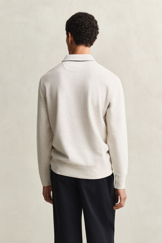 Light Sacker Rib Polo Sweatshirt Light Sacker Rib Polo Sweatshirt
