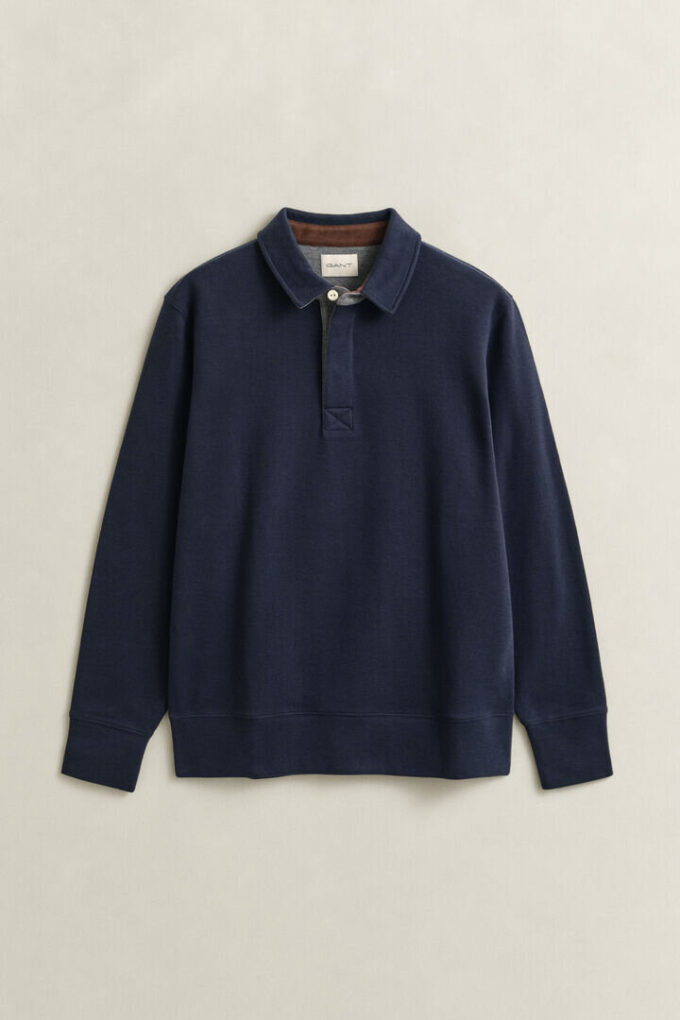 Light Sacker Rib Polo Sweatshirt Light Sacker Rib Polo Sweatshirt