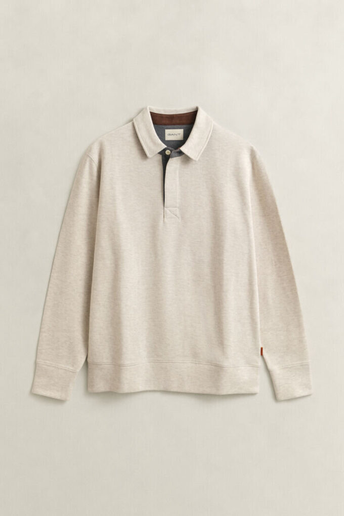 Light Sacker Rib Polo Sweatshirt Light Sacker Rib Polo Sweatshirt