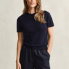 Lightweight Knit Short Sleeve Crew Neck Sweater Lightweight Knit Short Sleeve Crew Neck Sweater