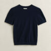 Lightweight Knit Short Sleeve Crew Neck Sweater Lightweight Knit Short Sleeve Crew Neck Sweater