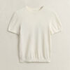 Lightweight Knit Short Sleeve Crew Neck Sweater Lightweight Knit Short Sleeve Crew Neck Sweater