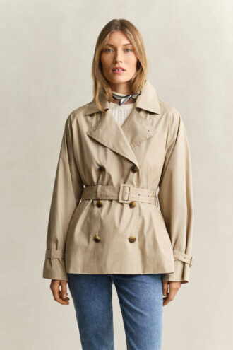 Lightweight Short Trench Coat Lightweight Short Trench Coat