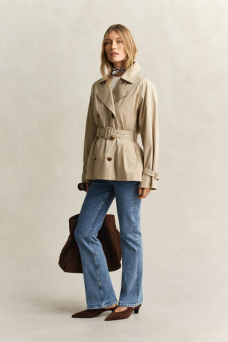 Lightweight Short Trench Coat Lightweight Short Trench Coat