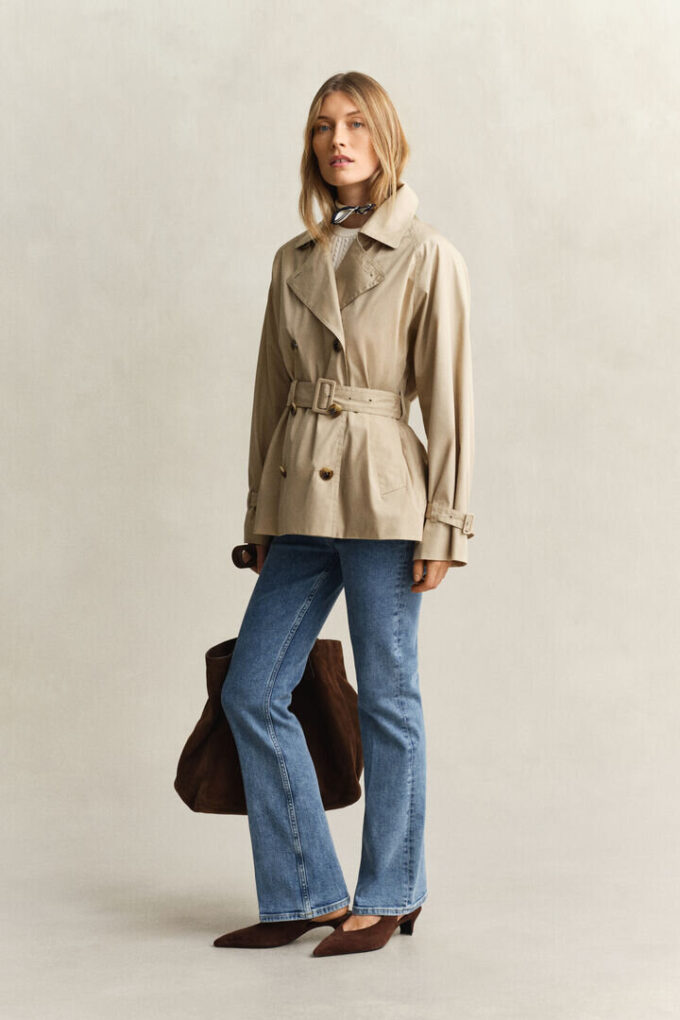 Lightweight Short Trench Coat Lightweight Short Trench Coat