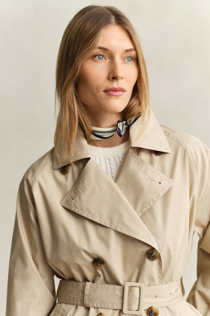 Lightweight Short Trench Coat Lightweight Short Trench Coat