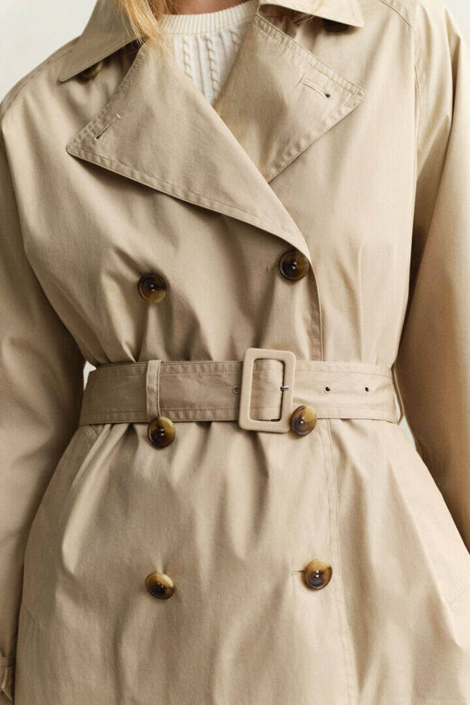 Lightweight Short Trench Coat Lightweight Short Trench Coat