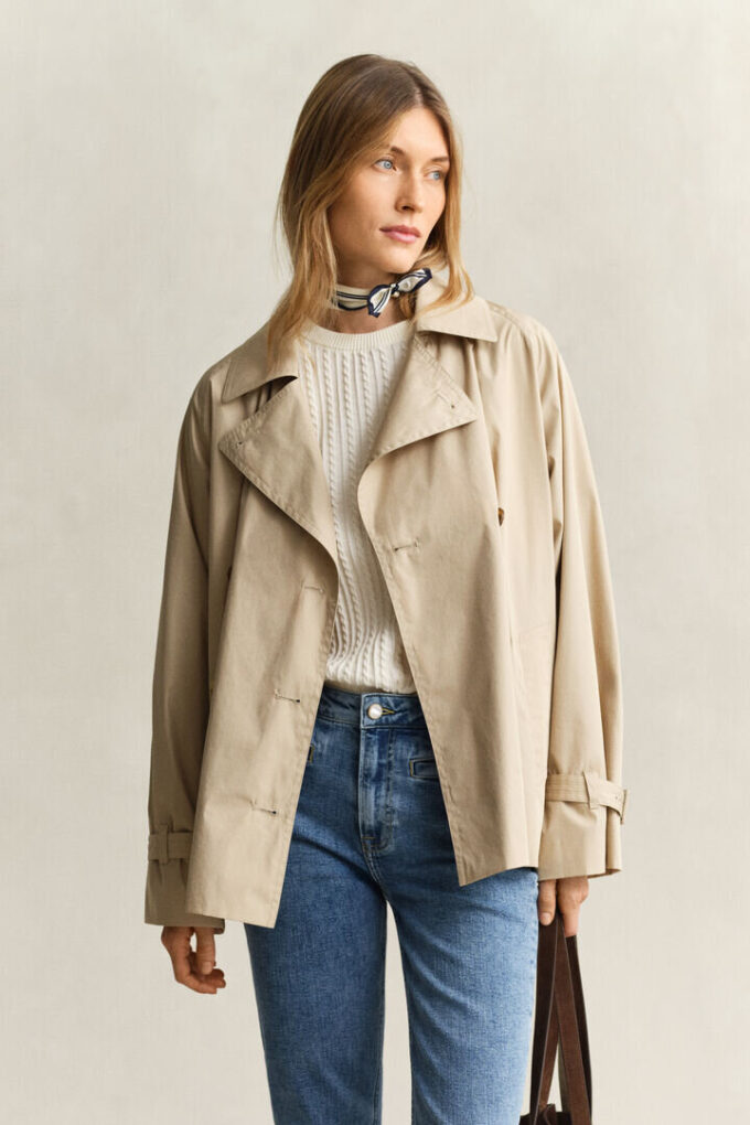 Lightweight Short Trench Coat Lightweight Short Trench Coat