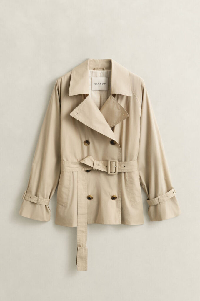 Lightweight Short Trench Coat Lightweight Short Trench Coat