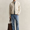 Linen Blend Harrington Jacket Linen Blend Harrington Jacket