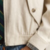 Linen Blend Harrington Jacket Linen Blend Harrington Jacket