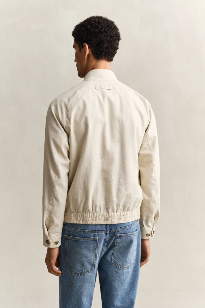 Linen Blend Harrington Jacket Linen Blend Harrington Jacket