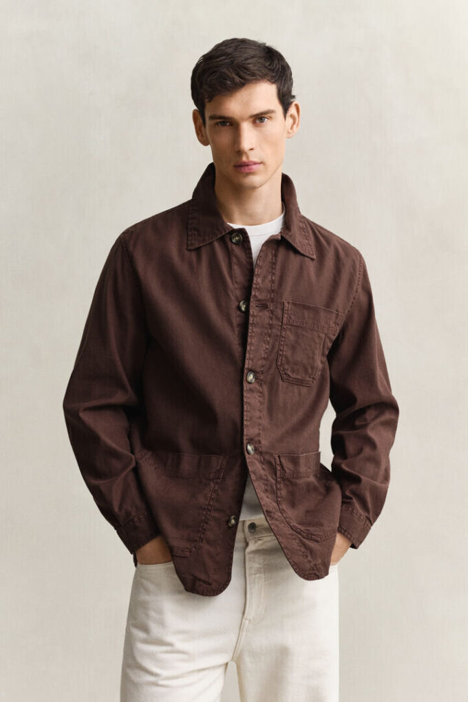 Linen Blend Overshirt Linen Blend Overshirt