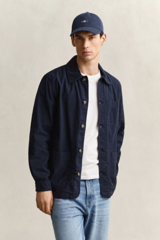 Linen Blend Overshirt Linen Blend Overshirt