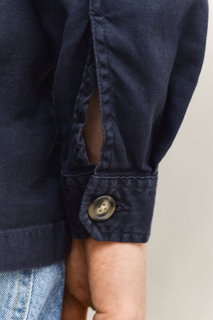 Linen Blend Overshirt Linen Blend Overshirt
