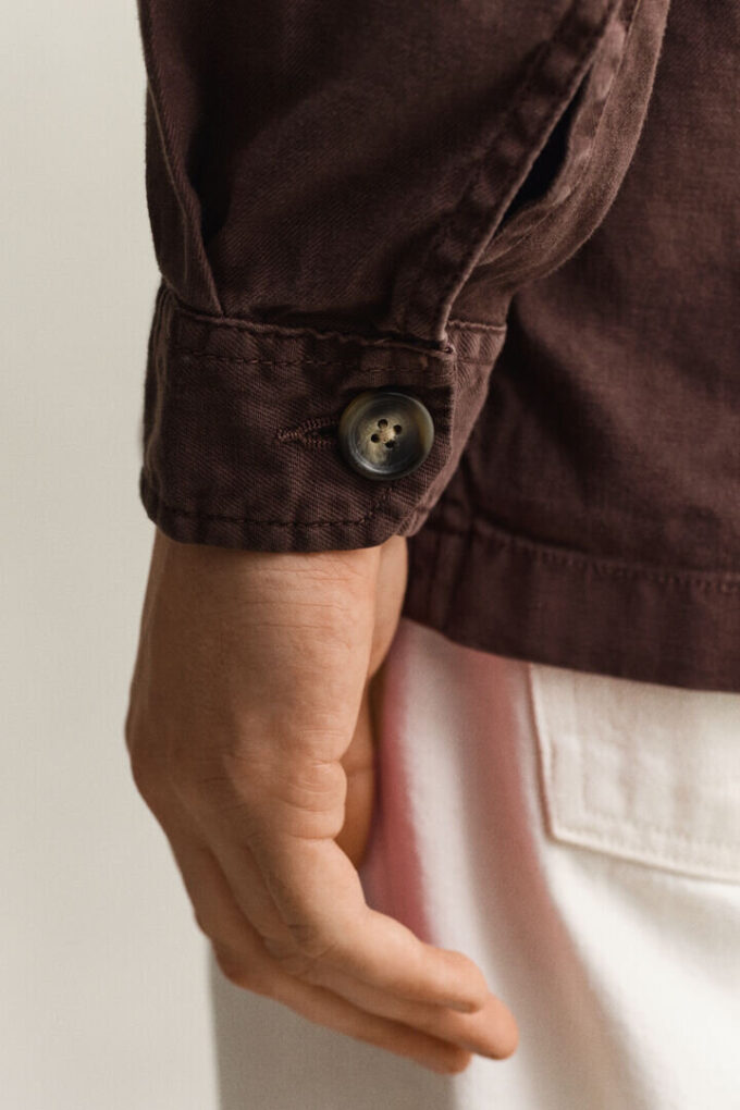 Linen Blend Overshirt Linen Blend Overshirt