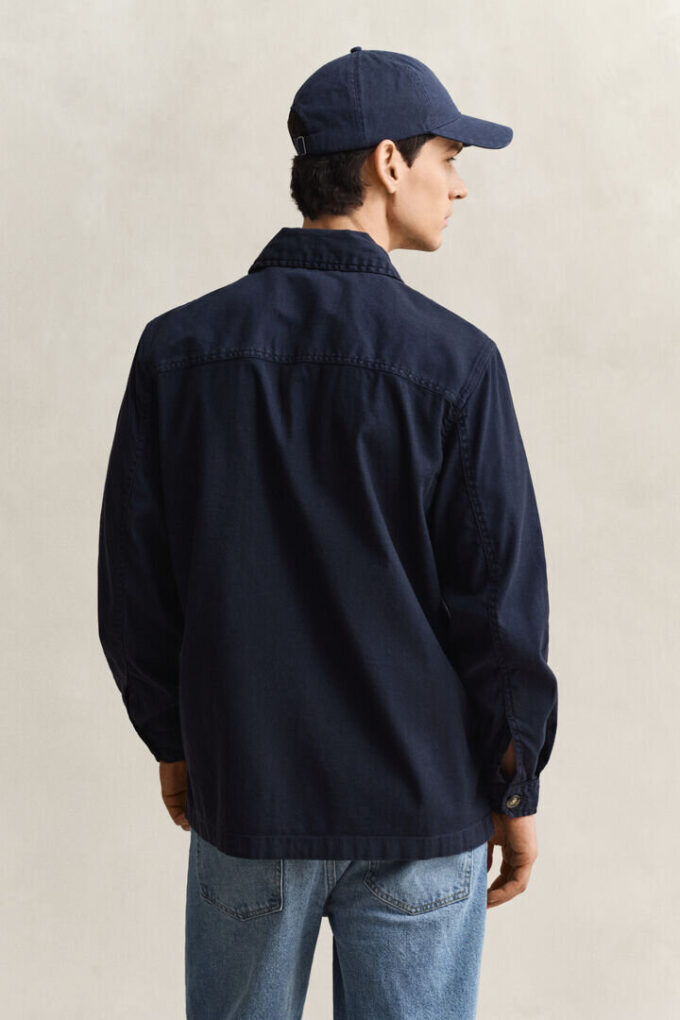 Linen Blend Overshirt Linen Blend Overshirt