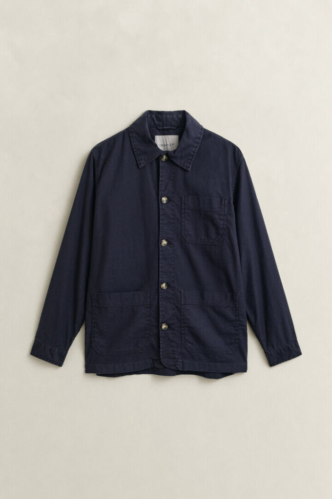 Linen Blend Overshirt Linen Blend Overshirt