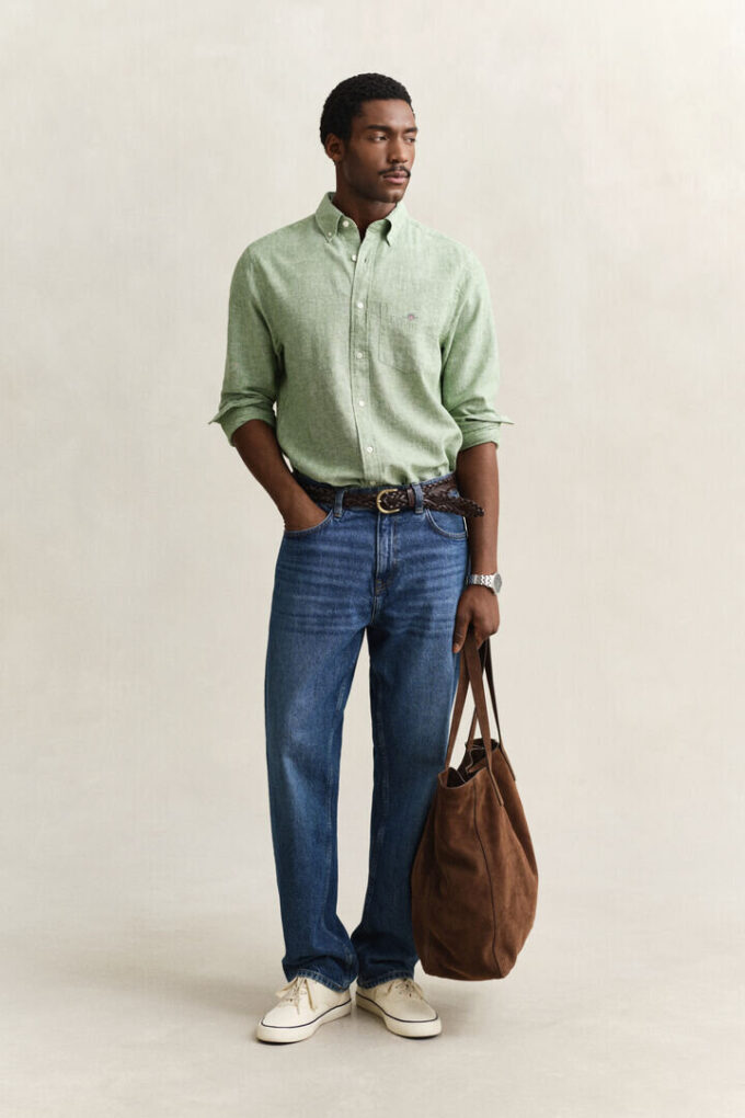 Linen Blend Shirt Linen Blend Shirt