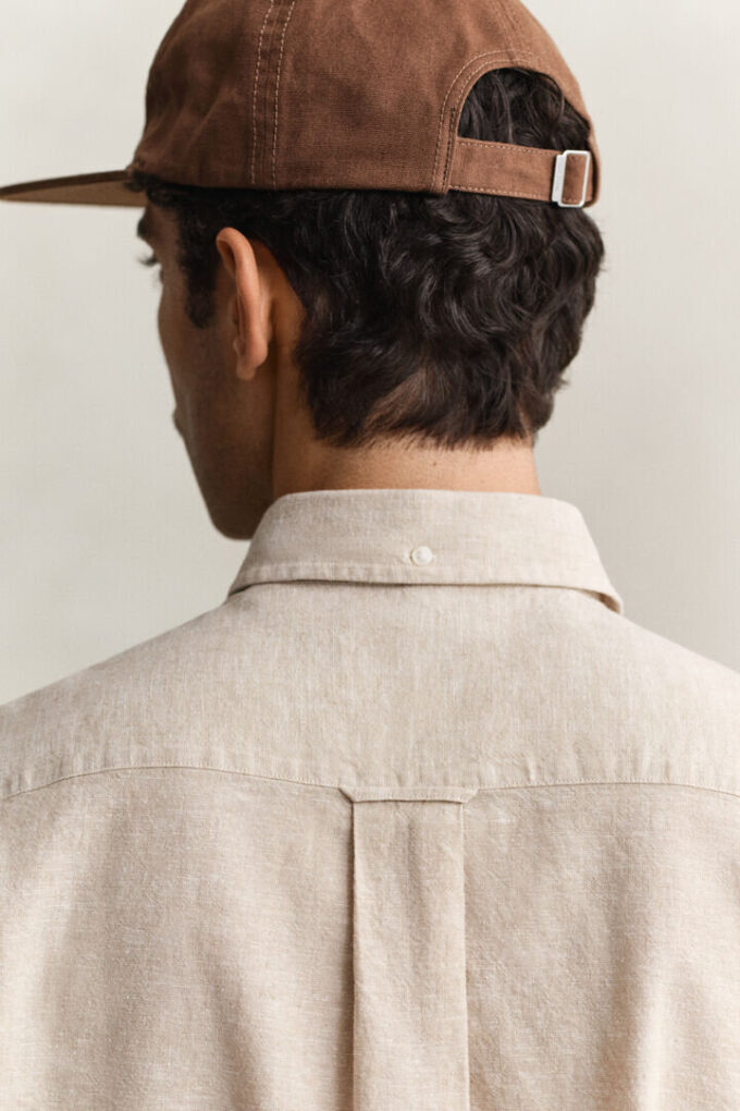Linen Blend Short Sleeve Shirt Linen Blend Short Sleeve Shirt