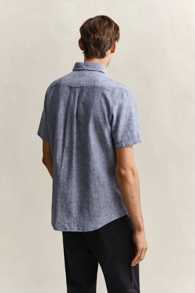 Linen Blend Short Sleeve Shirt Linen Blend Short Sleeve Shirt