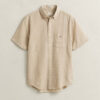 Linen Blend Short Sleeve Shirt Linen Blend Short Sleeve Shirt