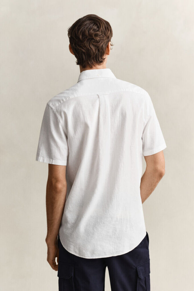 Linen Blend Short Sleeve Shirt Linen Blend Short Sleeve Shirt