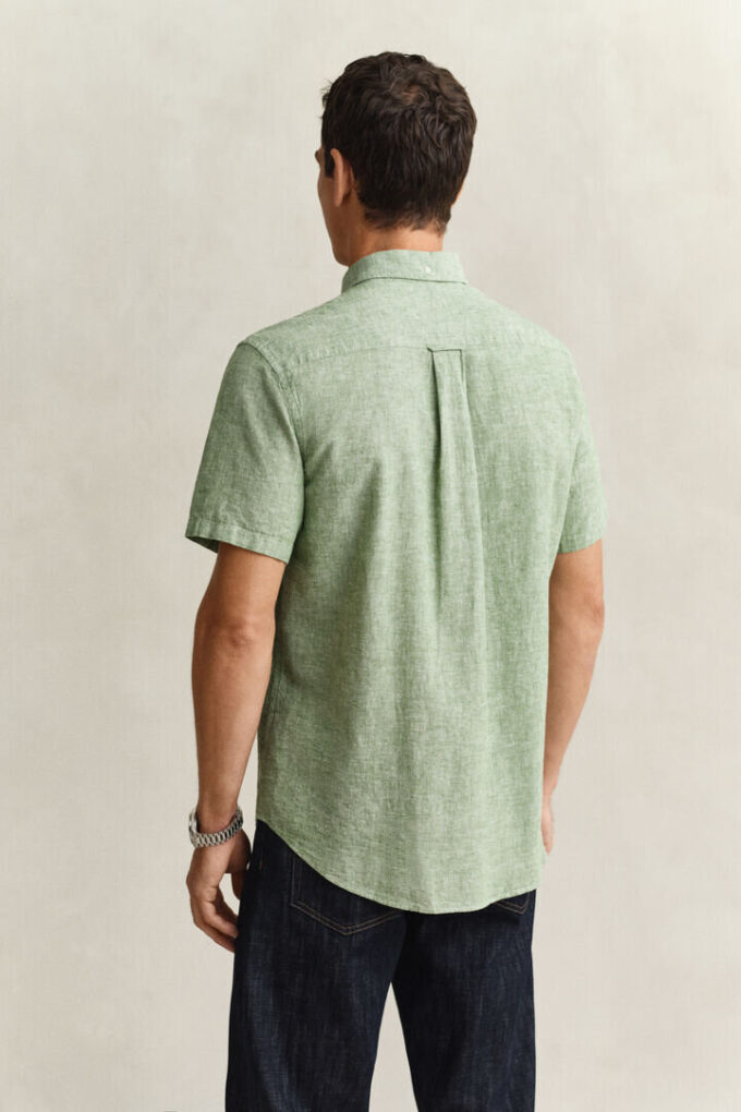 Linen Blend Short Sleeve Shirt Linen Blend Short Sleeve Shirt