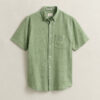 Linen Blend Short Sleeve Shirt Linen Blend Short Sleeve Shirt