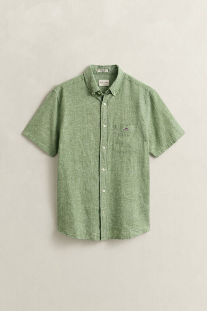Linen Blend Short Sleeve Shirt Linen Blend Short Sleeve Shirt