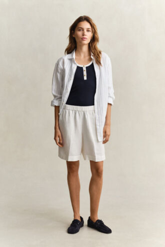 Linen Blend Shorts
