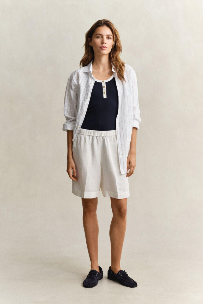 Linen Blend Shorts Linen Blend Shorts