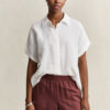 Linen Cap Sleeve Shirt Linen Cap Sleeve Shirt