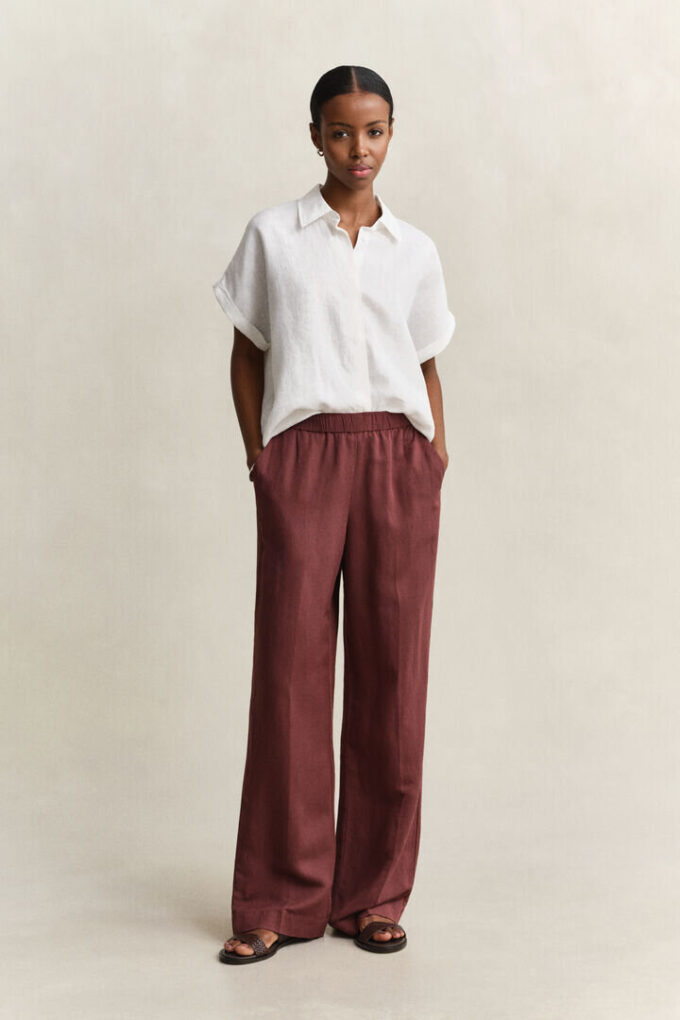 Linen Cap Sleeve Shirt Linen Cap Sleeve Shirt