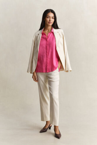 Linen Cap Sleeve Shirt Linen Cap Sleeve Shirt