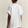 Linen Cap Sleeve Shirt Linen Cap Sleeve Shirt