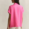 Linen Cap Sleeve Shirt