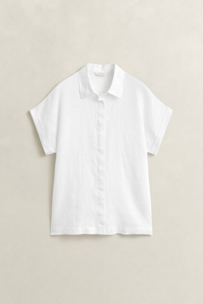 Linen Cap Sleeve Shirt Linen Cap Sleeve Shirt