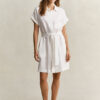 Linen Cap Sleeve Shirt Dress Linen Cap Sleeve Shirt Dress