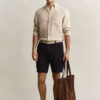 Linen Cargo Shorts